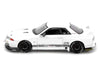 Nissan Skyline "Top Secret" (VR32) GT-R RHD (Right Hand Drive) White 1/64 Diecast Model Car by Inno Models