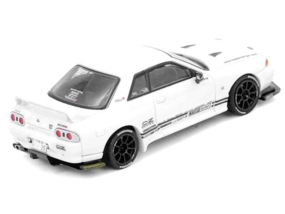 Nissan Skyline "Top Secret" (VR32) GT-R RHD (Right Hand Drive) White 1/64 Diecast Model Car by Inno Models