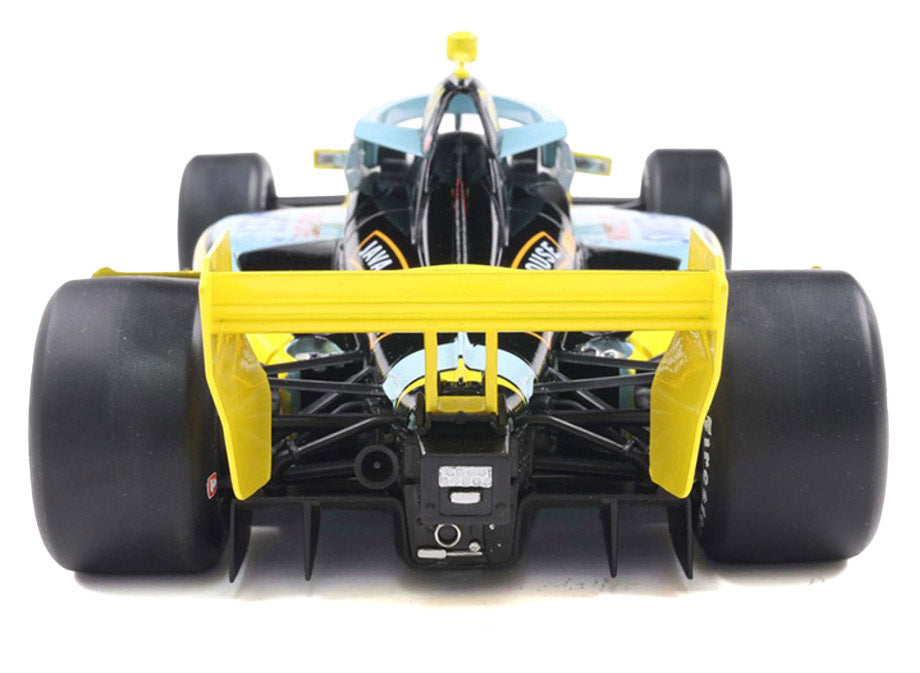 Dallara IndyCar #21 Christian Rasmussen "Splenda" Ed Carpenter Racing (Road Course Configuration) "NTT IndyCar Series" (2025) 1/18 Diecast Model Car by IXO Models