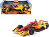 Dallara IndyCar #10 Alex Palou "DHL" Chip Ganassi Racing (Road Course Configuration) Champion "NTT IndyCar Series" (2025) 1/18 Diecast Model Car by IXO Models