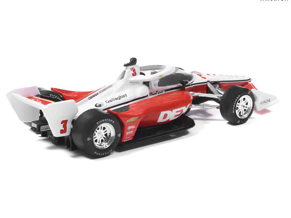 Dallara IndyCar #3 Scott McLaughlin "DEX" Team Penske (Road Course Configuration) "NTT IndyCar Series" (2026) 1/64 Diecast Model by IXO Models