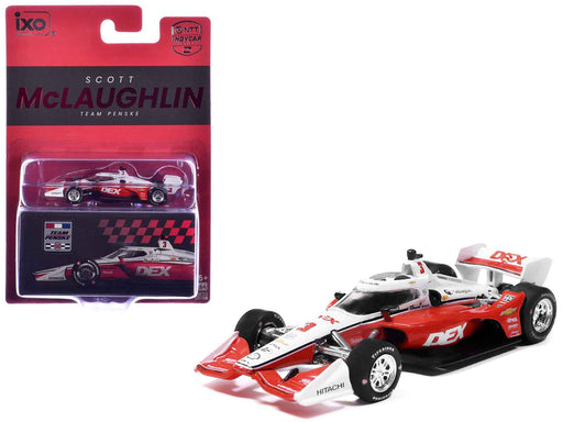 Dallara IndyCar #3 Scott McLaughlin "DEX" Team Penske (Road Course Configuration) "NTT IndyCar Series" (2026) 1/64 Diecast Model by IXO Models