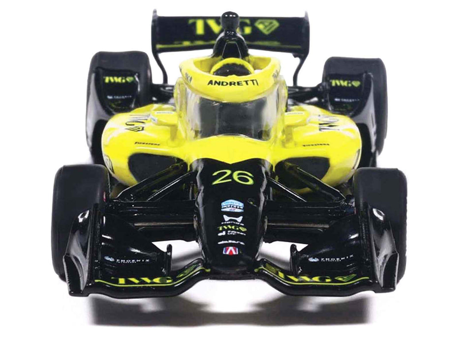 Dallara IndyCar #26 Will Power "TWG" Andretti Global (Road Course Configuration) "NTT IndyCar Series" (2026) 1/64 Diecast Model Car by IXO Models