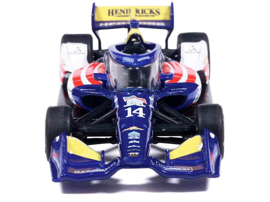 Dallara IndyCar #14 Santino Ferrucci "HFOT.Org" AJ Foyt Racing (Road Course Configuration) "NTT IndyCar Series" (2026) 1/64 Diecast Model Car by IXO Models