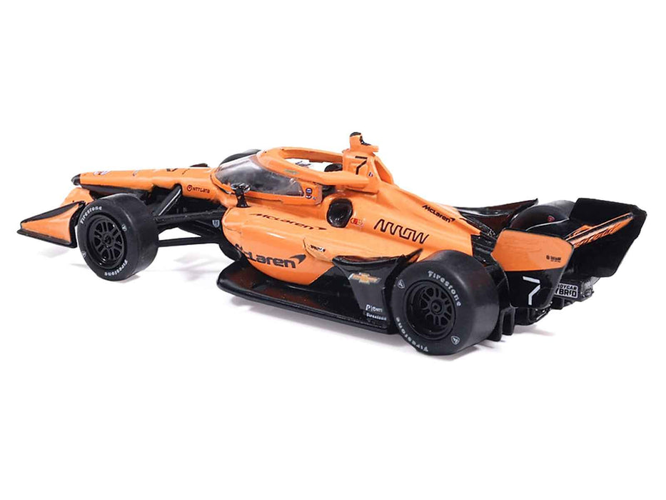 Dallara IndyCar #7 Christian Lundgaard "McLaren" Arrow McLaren IndyCar Team (Road Course Configuration) "NTT IndyCar Series" (2026) 1/64 Diecast Model by IXO Models