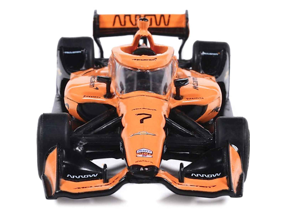 Dallara IndyCar #7 Christian Lundgaard "McLaren" Arrow McLaren IndyCar Team (Road Course Configuration) "NTT IndyCar Series" (2026) 1/64 Diecast Model by IXO Models