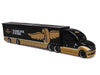 Indianapolis Motor Speedway Hauler Black and Gold 1/64 Diecast Model Car by IXO Models