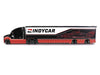 IndyCar Hauler Black and Red with Graphics 1/64 Diecast Model Car by IXO Models