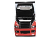 IndyCar Hauler Black and Red with Graphics 1/64 Diecast Model Car by IXO Models