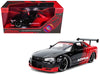 2002 Nissan Skyline GT-R (R34) RHD (Right Hand Drive) "ADVAN" Black and Red "AutoWorks" Series 1/24 Diecast Car Model by Jada