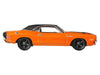 1970 Dodge Challenger R/T Orange with Black Hood and Top "2 Fast 2 Furious" (2003) Movie "Fast & Furious" Series Diecast Model Car by Hot Wheels