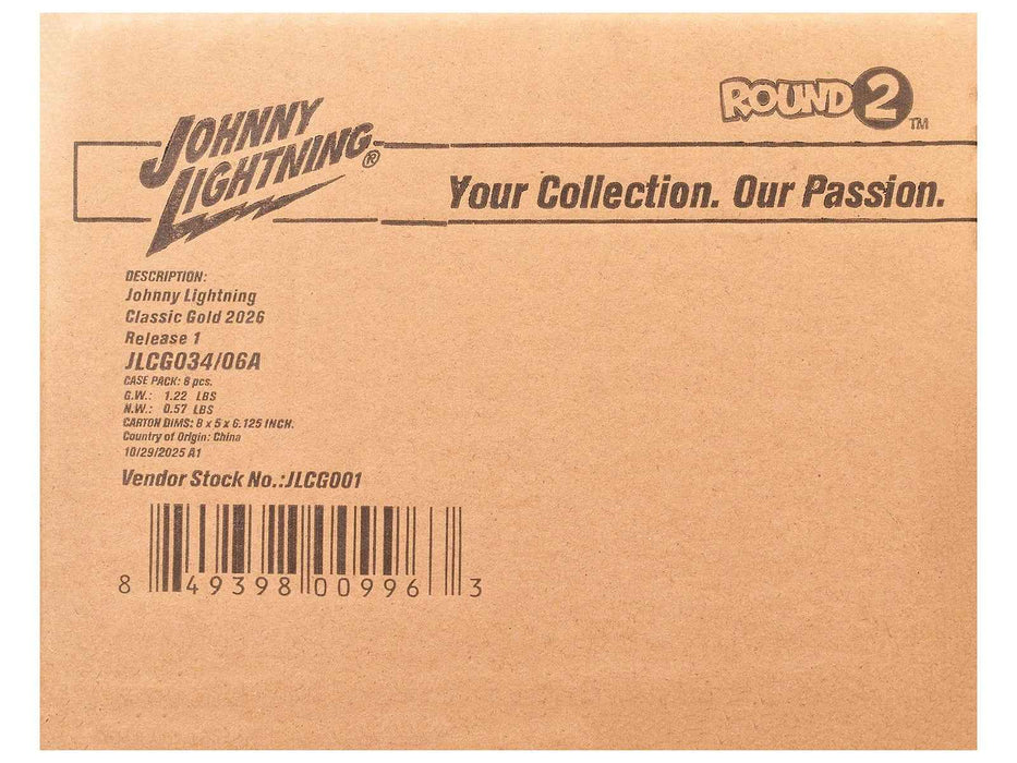 "Classic Gold Collection" 2026 Release 1 Set A of 6 Cars 1/64 Diecast Model Cars by Johnny Lightning