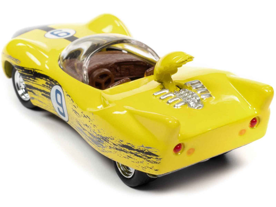 Racer X's Shooting Star (Raced Version) "Speed Racer" (1967) TV Series "Pop Culture" 2022 Release 2 1/64 Diecast Model Car by Johnny Lightning