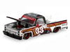 Chevrolet Silverado Pickup Truck #33 "Kaido Intimidator V1" White and Black with Graphics (Designed by Jun Imai) "Kaido House" Special 1/64 Diecast Model Car by Mini GT