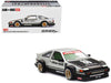 Toyota AE86 Sprinter Trueno RHD (Right Hand Drive) #86 "Kaido Street V2" Silver Metallic and Black with Carbon Hood and Graphics (Designed by Jun Imai) "Kaido House" 1/64 Die Cast Model Car by Mini GT