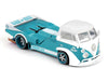 Volkswagen T1 "Kaido Works V1" Truck Turquoise with White Top and Stripes (Designed by Jun Imai) "Kaido House" Special 1/64 Diecast Model Car by Mini GT
