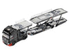 Mercedes-Benz Actros Gigaspace Auto Transporter "ADVAN Yokohama" Black 1/64 Diecast Model by GCD