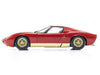 Lamborghini Miura P 400 Red with Gold Accents 1/18 Diecast Model Car by Kyosho