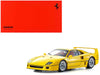 Ferrari F40 Yellow 1/18 Diecast Model Car by Kyosho