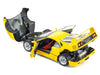 Ferrari F40 Yellow 1/18 Diecast Model Car by Kyosho
