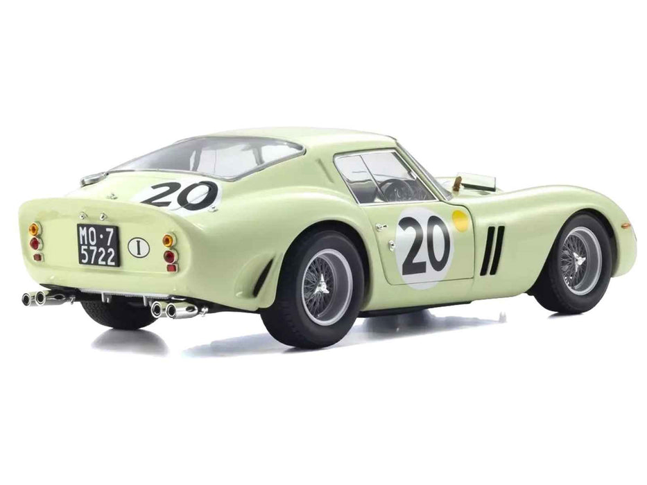 Ferrari 250 GTO #20 Innes Ireland - Masten Gregory "24 Hours of Le Mans" (1962) 1/18 Diecast Model Car by Kyosho