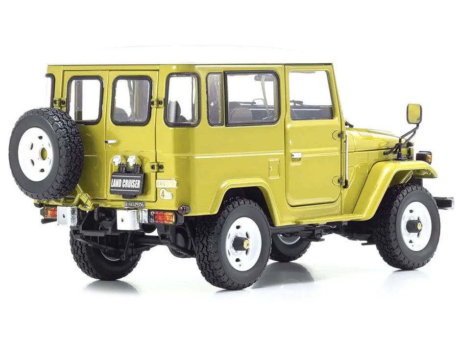 Toyota Land Cruiser 40 Van RHD (Right Hand Drive) Yellow 1/18 Diecast Model Car by Kyosho