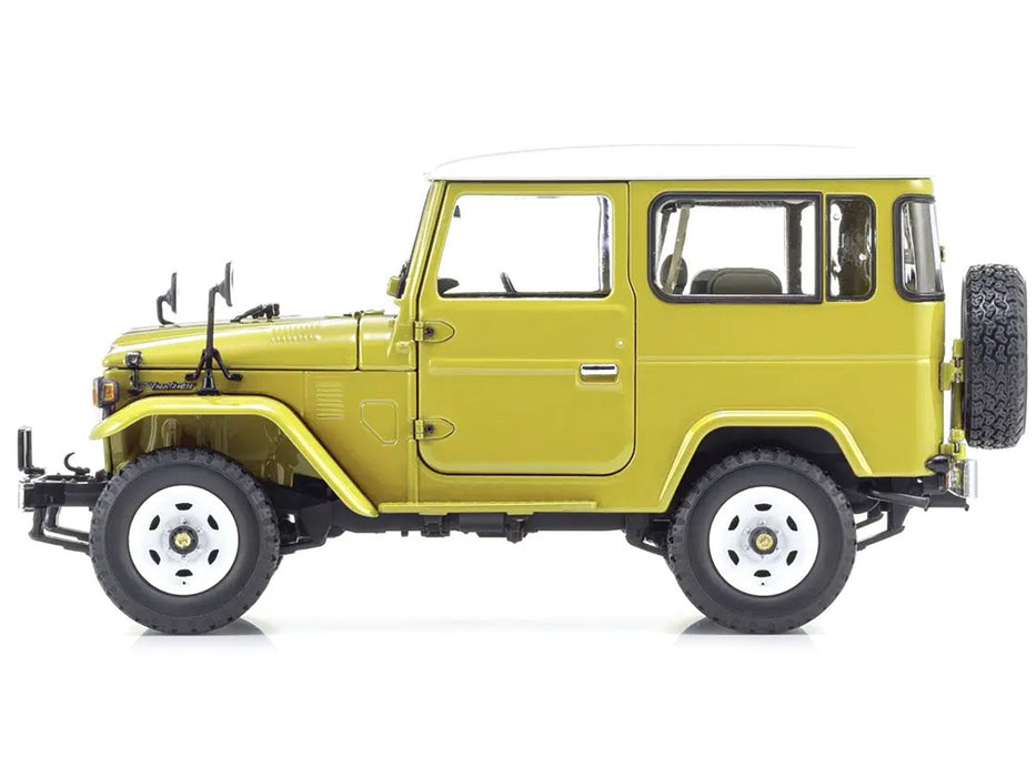 Toyota Land Cruiser 40 Van RHD (Right Hand Drive) Yellow 1/18 Diecast Model Car by Kyosho