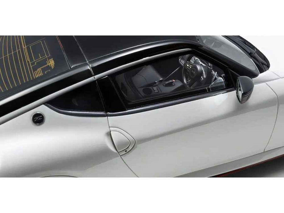Nissan Fairlady Z NISMO RHD (Right Hand Drive) White with Black Top 1/18 Model Car by Kyosho