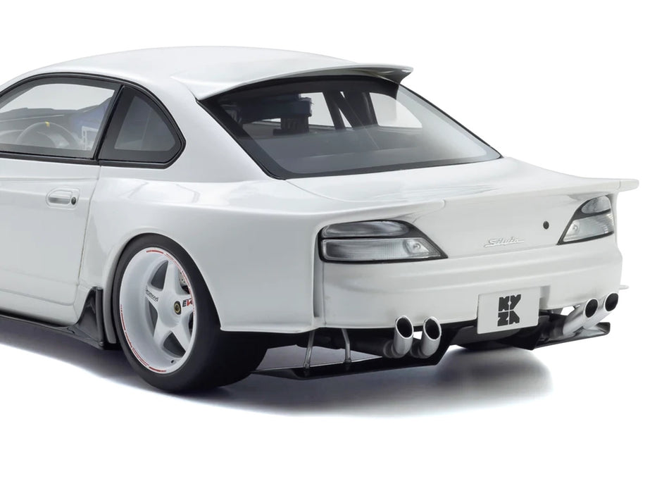 Nissan Silvia (S15) "Khyzyl Saleem" White 1/18 Model Car by Kyosho
