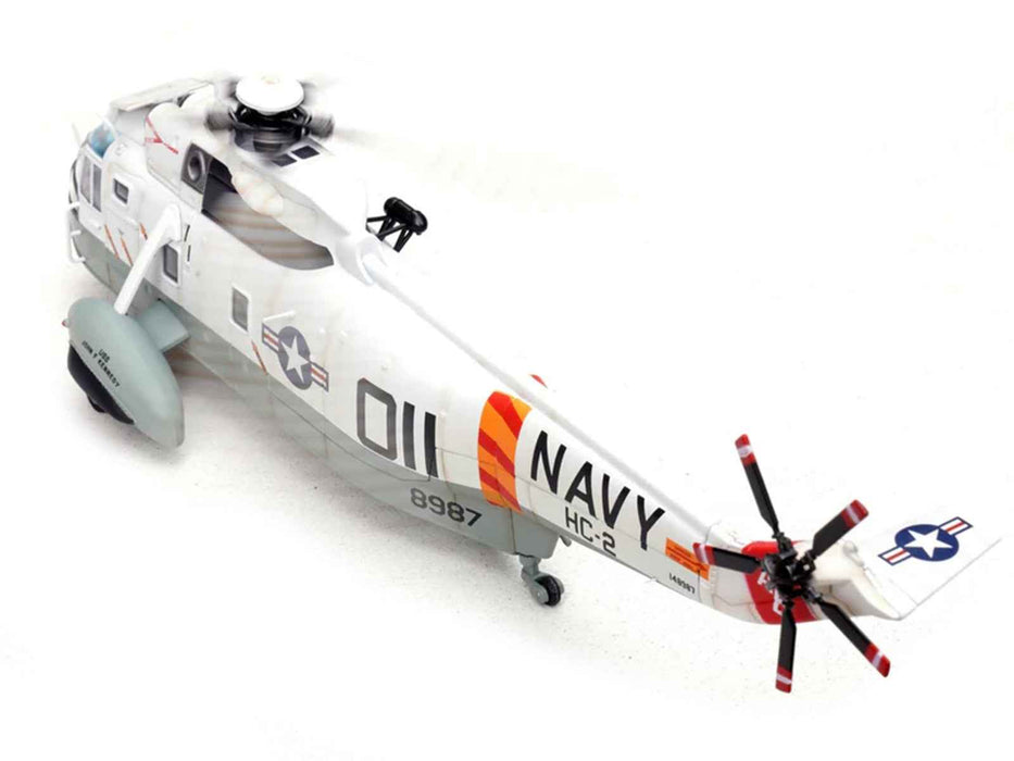 Sikorsky SH-3G Sea King Helicopter "148987/AB 011 Helicopter Combat Support Squadron 2 Fleet Angels USS John F Kennedy (CVA-67)" (1970s) United States Navy 1/72 Diecast Model by Legion