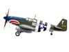 North American P-51B Mustang Aircraft "John Bennett 487th Fighter Squadron 352nd Fighter Group Blue-Nosed Bastards of Bodney RAF Bodney" (1944) United States Army Air Forces 1/72 Diecast Model Airplane by Legion