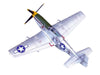 North American P-51D Mustang Aircraft "Feeble Eagle 18.5-victory Ace Glenn Eagleston 353rd Fighter Squadron 354th Fighter Group Ninth Air Force" (1945) United States Army Air Forces 1/72 Diecast Model Airplane by Legion