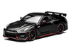 2022 Nissan GT-R Nismo (R35) RHD (Right Hand Drive) Meteor Flake Black Pearl with Carbon Hood and Top "Senior 64" Series 1/64 Diecast Model Car by MotorHelix