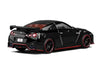 2022 Nissan GT-R Nismo (R35) RHD (Right Hand Drive) Meteor Flake Black Pearl with Carbon Hood and Top "Senior 64" Series 1/64 Diecast Model Car by MotorHelix