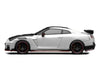 2022 Nissan GT-R Nismo (R35) RHD (Right Hand Drive) Brilliant White Pearl with Carbon Hood and Top "Senior 64" Series 1/64 Diecast Model Car by MotorHelix