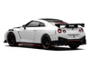 2022 Nissan GT-R Nismo (R35) RHD (Right Hand Drive) Brilliant White Pearl with Carbon Hood and Top "Senior 64" Series 1/64 Diecast Model Car by MotorHelix