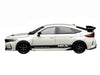 Honda Civic Type R (FL5) RHD (Right Hand Drive) "HKS" White with Black Stripes 1/64 Diecast Model Car by MotorHelix