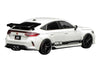 Honda Civic Type R (FL5) RHD (Right Hand Drive) "HKS" White with Black Stripes 1/64 Diecast Model Car by MotorHelix