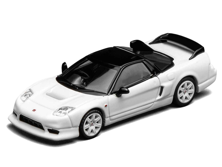 Honda NSX-R GT RHD (Right Hand Drive) Championship White with Black Top "Intern 64" Series 1/64 Diecast Model Car by MotorHelix
