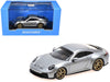 2025 Porsche 911 (992.2) GT3 Touring Silver Metallic Limited Edition to 240 pieces Worldwide 1/64 Diecast Model Car by Minichamps