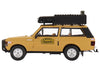 Range Rover with Roofrack Tan "Camel Trophy - Papua New Guinea Team USA" (1982) Limited Edition to 2400 pieces Worldwide 1/64 Diecast Model Car by Mini GT - Miniature Motors