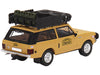 Range Rover with Roofrack Tan "Camel Trophy - Papua New Guinea Team USA" (1982) Limited Edition to 2400 pieces Worldwide 1/64 Diecast Model Car by Mini GT - Miniature Motors