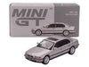 BMW 750IL Aspen Silver Metallic with Sun Roof Limited Edition 1/64 Diecast Model Car by Mini GT