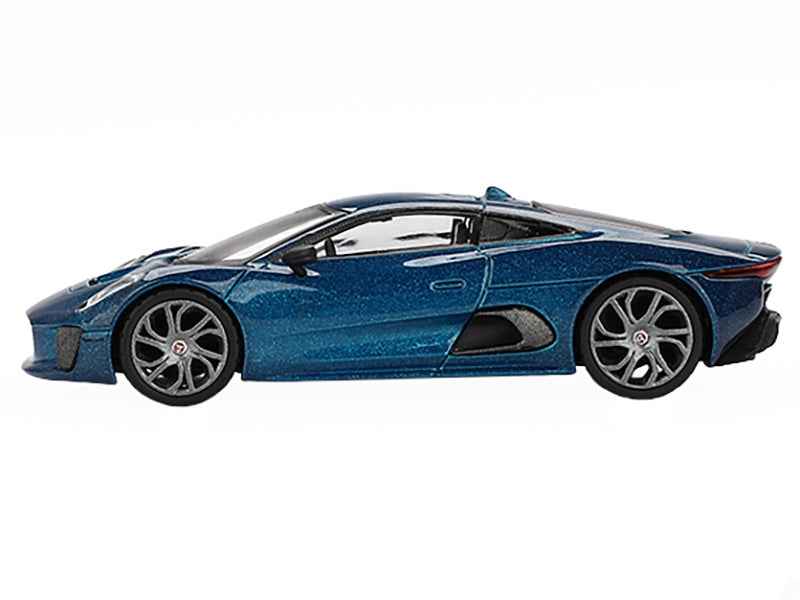 Jaguar C-X75 Blue Metallic Limited Edition 1/64 Diecast Model Car by Mini GT