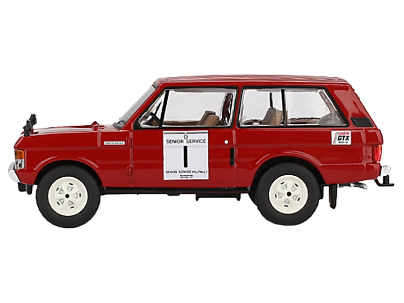 Range Rover RHD (Right Hand Drive) #1 Roger Crathorne Winner "International Hill Rally" (1971) Limited Edition 1/64 Diecast Model Car by Mini GT