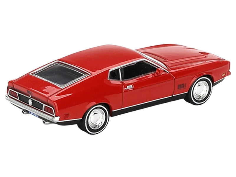 Ford Mustang Mach 1 Red 007 James Bond "Diamonds Are Forever" (1971) Movie Limited Edition 1/64 Diecast Model Car by Mini GT
