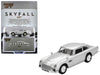 Aston Martin DB5 RHD (Right Hand Drive) Birch Silver Metallic (Damaged) 007 James Bond "Skyfall" (2012) Movie Limited Edition 1/64 Diecast Model Car by Mini GT