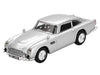 Aston Martin DB5 RHD (Right Hand Drive) Birch Silver Metallic (Damaged) 007 James Bond "Skyfall" (2012) Movie Limited Edition 1/64 Diecast Model Car by Mini GT