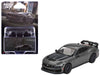 2024 Ford Mustang Dark Horse Carbonized Gray Metallic Limited Edition 1/64 Diecast Model Car by Mini GT