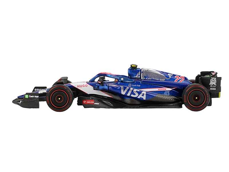 RB VCARB 01 #22 Yuki Tsunoda Formula One F1 "Bahrain GP" (2024) Limited Edition 1/64 Diecast Model Car by Mini GT